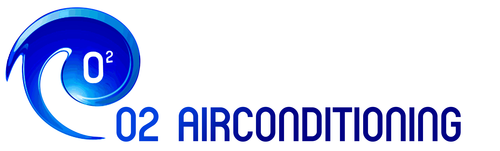 O2 AIRCONDITIONING logo